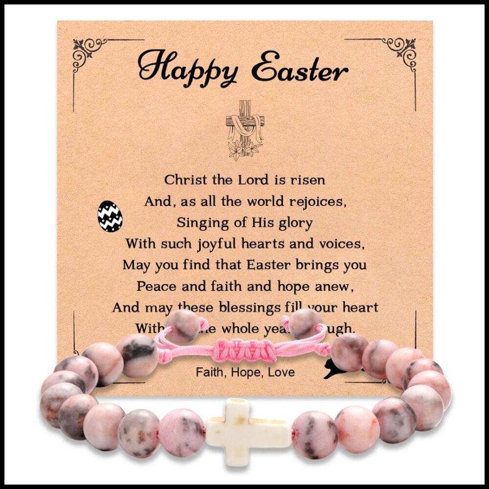 Adjustable Cross Bracelet Classic Minimal Faith Jewelry Expandable Sliding Knot